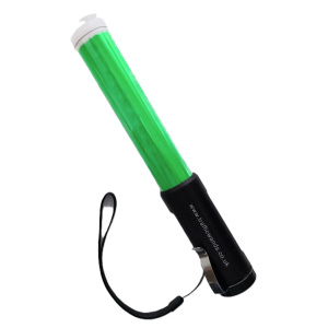 Green LED traffic wand