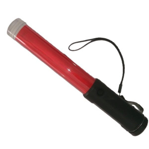 Red traffic wand