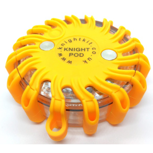 LED flashing yellow hazard light